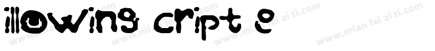 Billowing Script Re字体转换